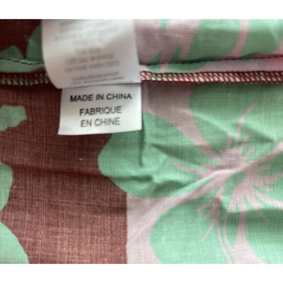 Anthropologie Green and Pink Floral Button Down Shirt NWOT - Picture 9 of 10